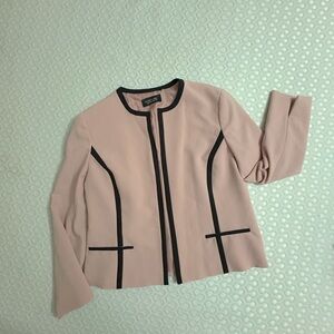 Black Label Blush Jacket with Black Accents